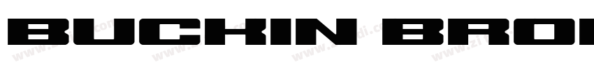 Buckin Bronc Expand字体转换
